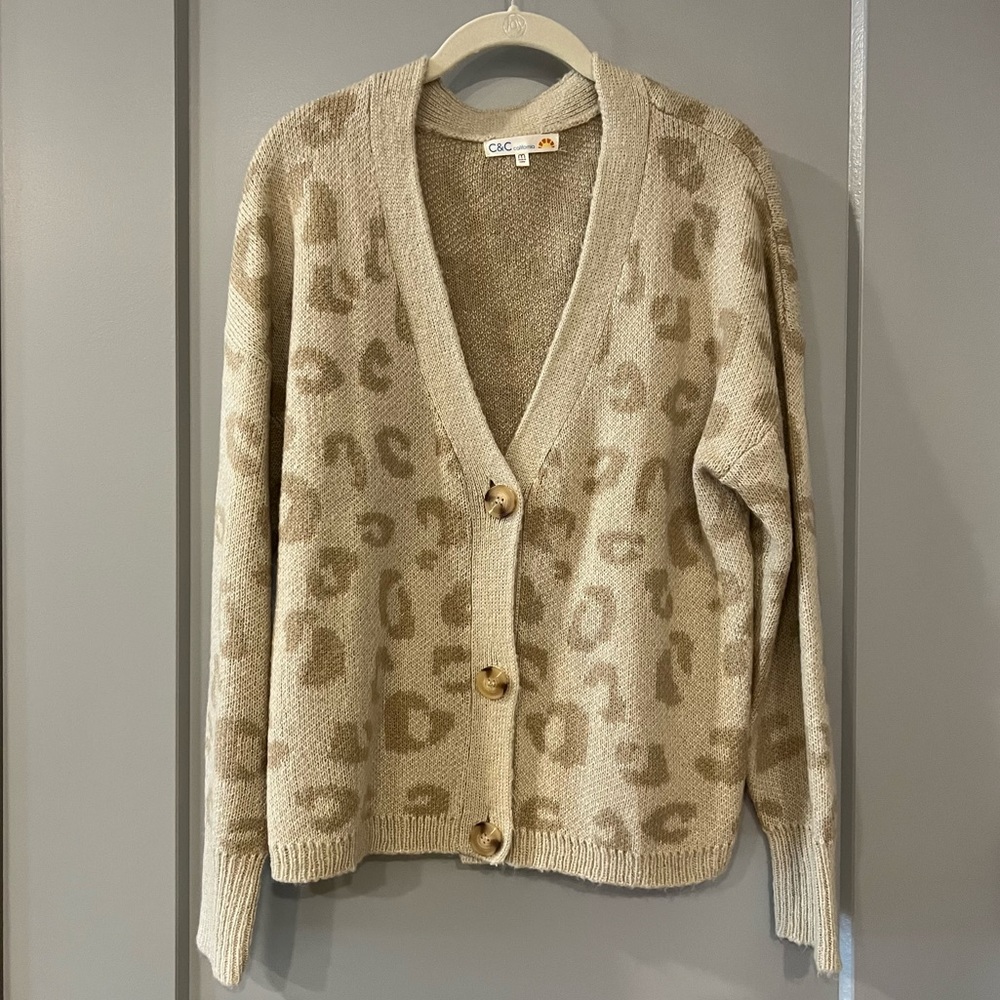 Leopard Cardigan Sweater
